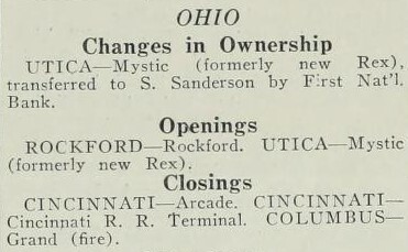 Closing Due to Fire (1934)