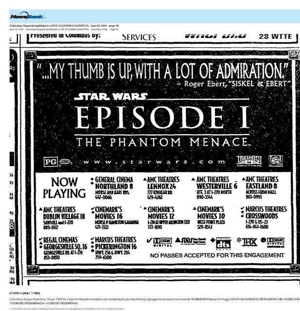 The Great Movie Franchises: Star Wars/The Fourth Star Wars Movie Made (1999)