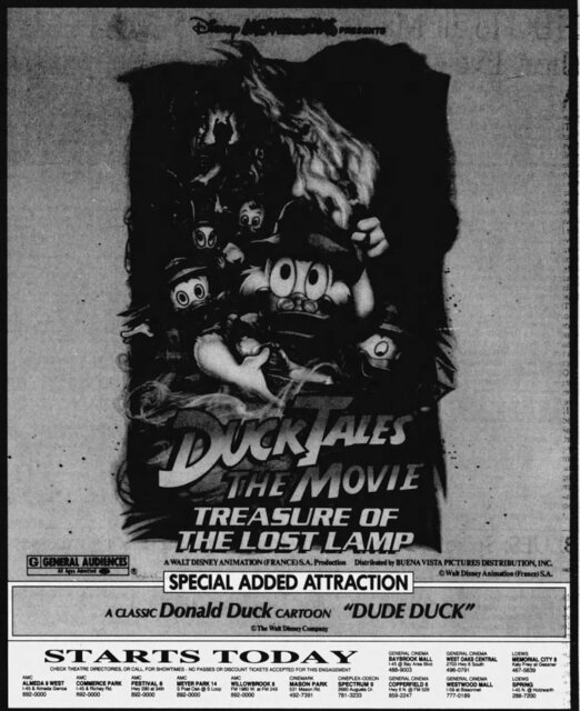 DuckTales the Movie: Treasure of the Lost Lamp (1990)