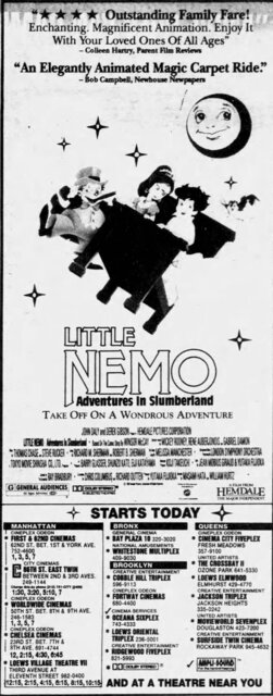 Little Nemo: Adventures in Slumberland (1989)