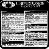 November 16, 1985 Listings