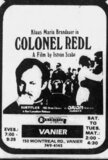 Colonel Redl (1985) Ad