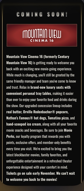 Cinemark Century Mountain View 16