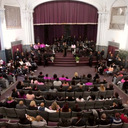 Typical Sunday service at Grace Apostolic Church 