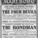 4 Devils at the Marlboro, December 9-11, 1929