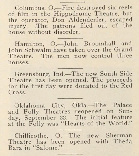 Opening (1918)