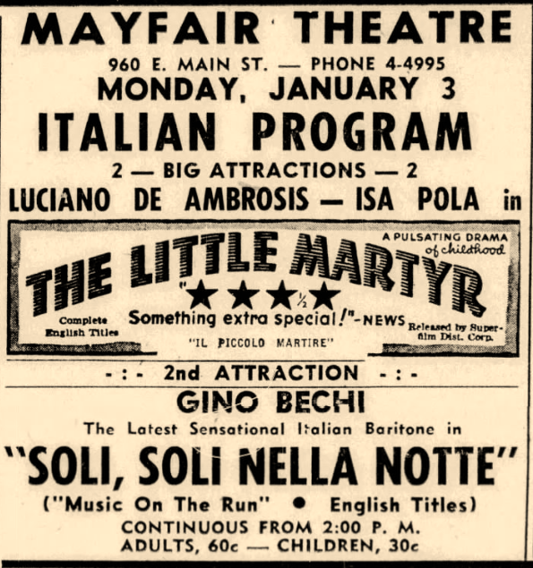 Mayfair Theatre
