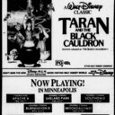 Taran and the Black Cauldron (1985) 1990 Re-Issue Ad