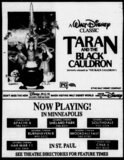 Taran and the Black Cauldron (1985) 1990 Re-Issue Ad