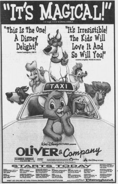 Oliver & Company (1988) Ad