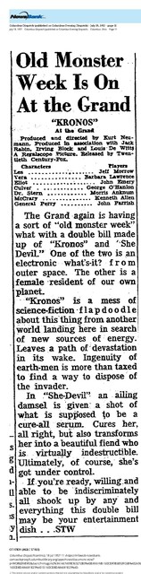 The First Data Center Monster (1957)