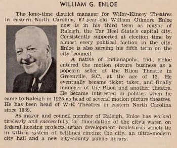 Theater Showman and More: William G. Enloe (1962)