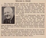 Theater Showman and More: William G. Enloe (1962)