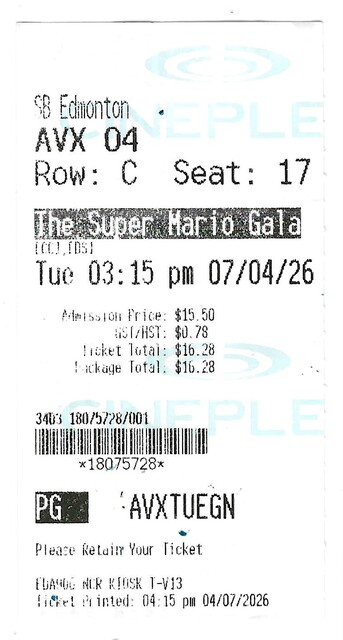 The Super Mario Galaxy Movie - April 7, 2026