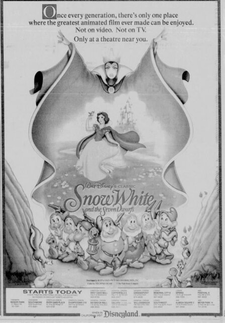 Snow White and the Seven Dwarfs (1937) Ad
