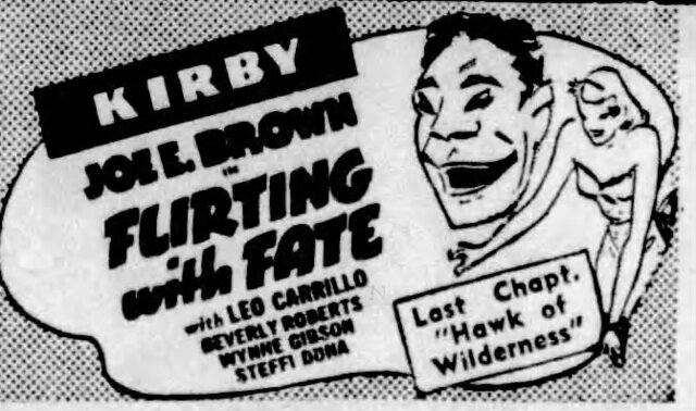 Flirting with Fate (1938) Ad