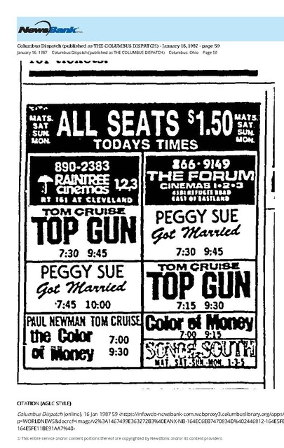 The $1 Movie Era (1987)