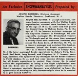 Theater Showman and More: Joseph Sommers (1961)