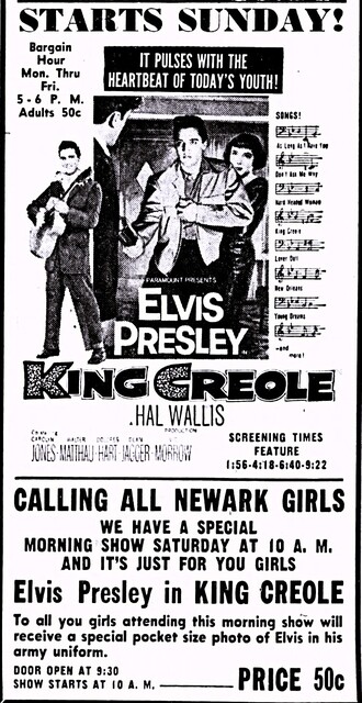 Midland Theatre 36 N. Park Place, Newark, OH - 1958