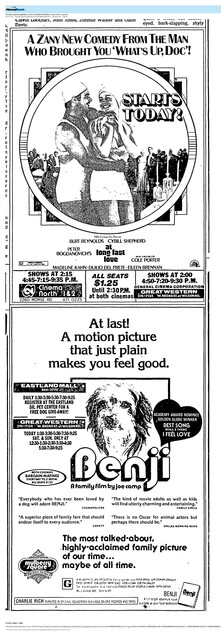 Burt Reynolds--Number Seven Box Office Star (1975)/The Twinning Era