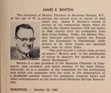 Theater Showman and More: James E. Benton (1962)