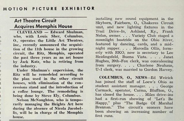 July 1957 News