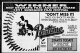 Pastime (1990) Ad