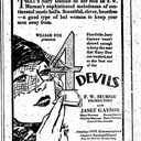 4 Devils at the Queen's Theatre, 26 November 1929