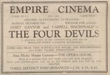 4 Devils at the Empire, 28 October-2 November, 1929