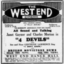 4 Devils at the West End, 4-9 November, 1929