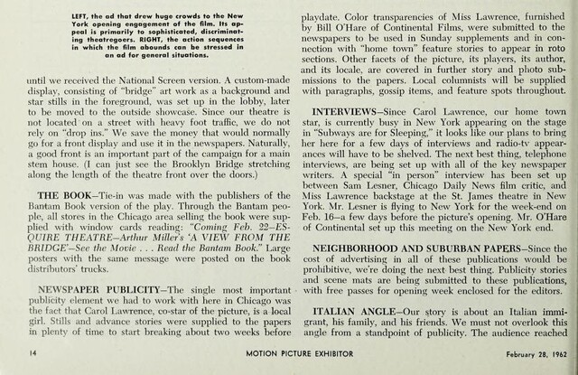 Promotion page 2 (1962)