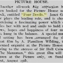 4 Devils at the Picture House in Douglas, 25-31 August, 1929