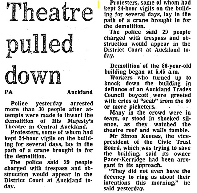 His Majesty's Theatre 171 Queen Street, Auckland