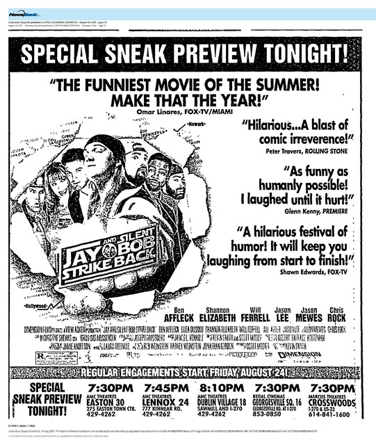 The Great Movie Franchises: Jay and Silent Bob (2001)