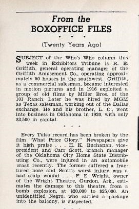 An Incident in 1927