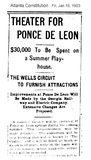 1903 CASINO PLANNED