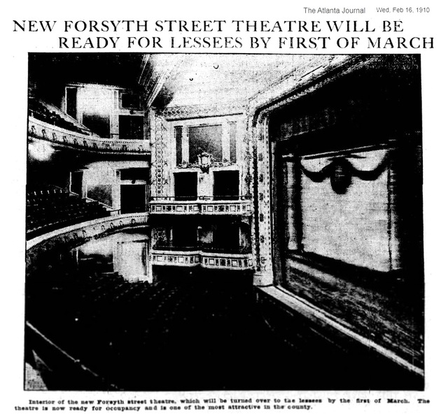 1910 FORSYTH AUDITORIUM