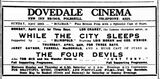 4 Devils at the Dovedale Cinema, 24-26 April, 1930