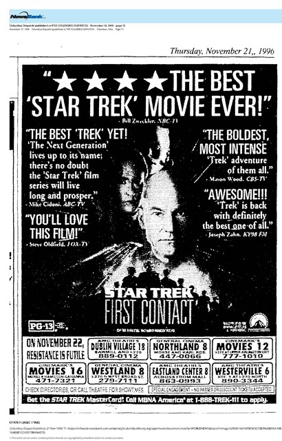 The Great Movie Franchises: Star Trek  (1996)
