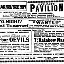 4 Devils at the Pavilion, Bathgate - 6-8 January, 1930