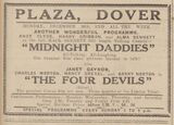 4 Devils at the Plaza, Dover, 16-21 December, 1929