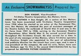 Theater Showman and More: Don Knight (1960)