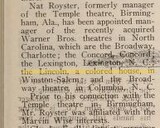 African American Theater (1925)/Acquired by Warner Bros. Theatres