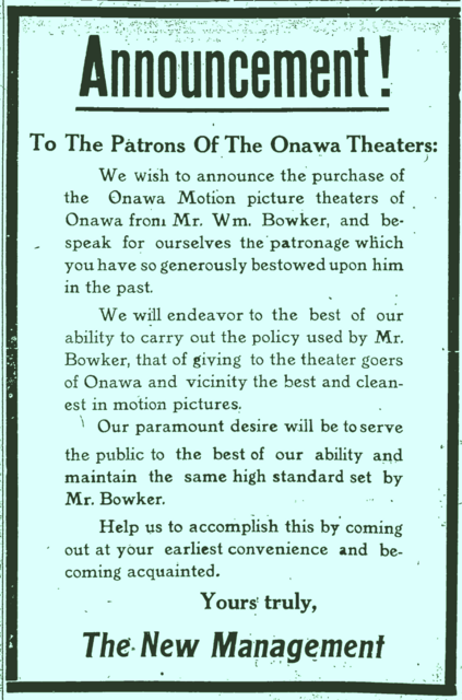 Onawa Theatre