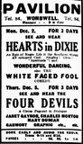 4 Devils at the Pavilion, Wombwell, 2-4 December, 1929