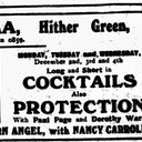 4 Devils at the Park, Hither Green, 28-30 November, 1929