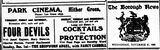 4 Devils at the Park, Hither Green, 28-30 November, 1929