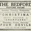 4 Devils at the original Bedford Picture House, 28-30 November, 1929