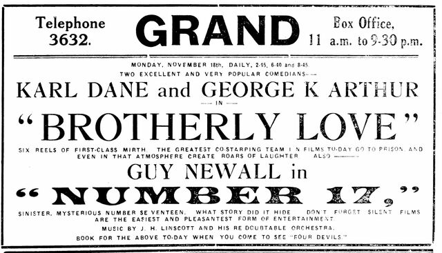 14-16 November, 1929