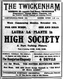 4 Devils at the Twickenham Kinema, 7-9 Nov, 1929